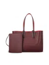 Christian Louboutin Cabata Small Calf Leather Tote Bag In Red