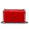 Christian Louboutin Womens Loubi54 Patent Leather Crossbody Bag In Red