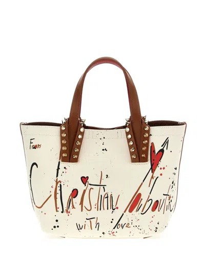 Christian Louboutin Cabata Mini Handbag In Beige