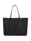 Christian Louboutin Women Cabata Large Leather Tote In Black