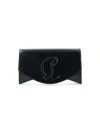 Christian Louboutin Loubi54 Large Leather Crossbody Clutch In Black