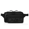 Christian Louboutin Loubideal Studded Rubber-trimmed Shell And Mesh Belt Bag In Black/black/black