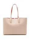 Christian Louboutin Versatile Tote Bag Studded Handles In White