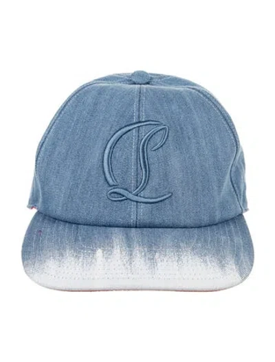 Pre-owned Christian Louboutin Baseball Cap In Blue