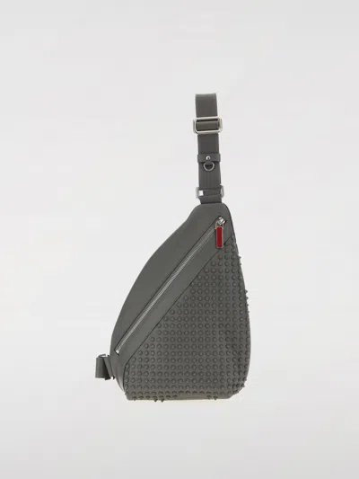 Christian Louboutin Belt Bag Men Grey In Gray