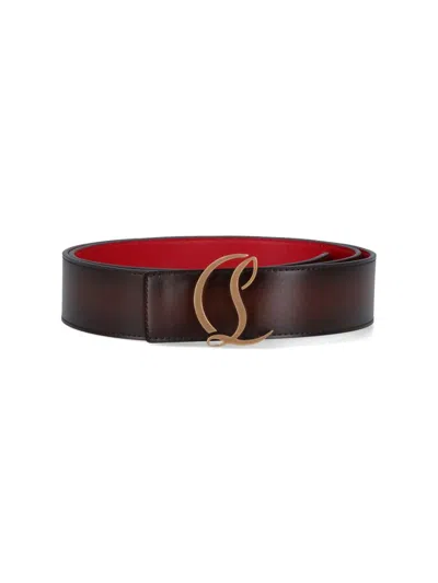 Christian Louboutin Belts In Brown