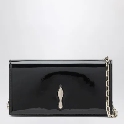 CHRISTIAN LOUBOUTIN CHRISTIAN LOUBOUTIN BETTINA BLACK PATENT CLUTCH