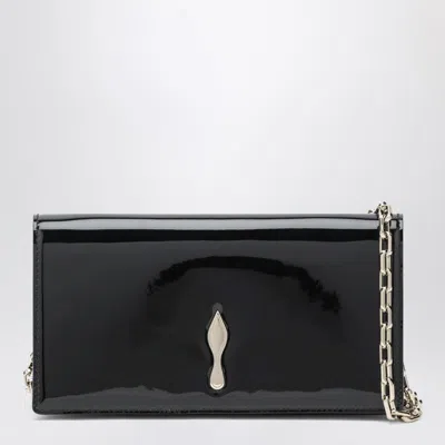 CHRISTIAN LOUBOUTIN CHRISTIAN LOUBOUTIN BETTINA BLACK PATENT CLUTCH WOMEN