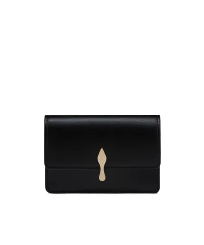 Christian Louboutin Bettina Card Holder In Black