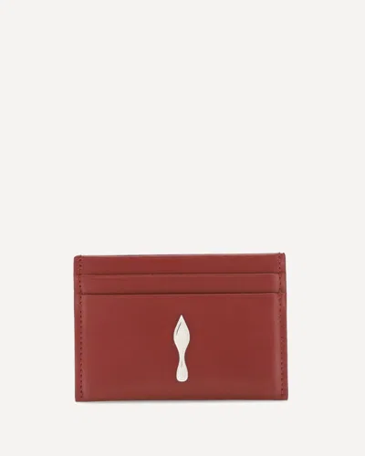 Christian Louboutin Bettina Card Holder In Red