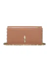 Christian Louboutin Bettina Patent Leather Clutch Bag In Pink