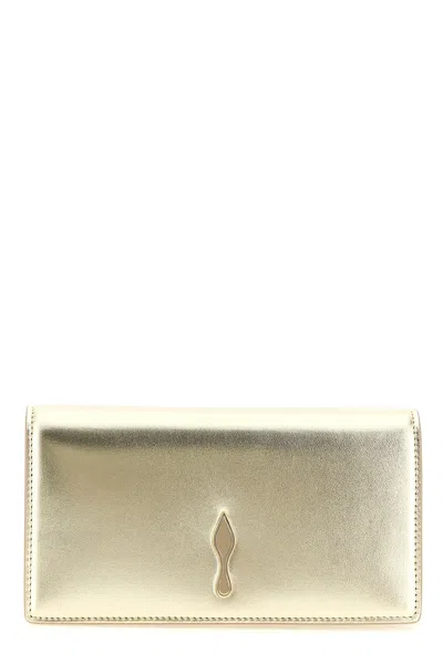 Christian Louboutin 'bettina' Clutch In Gold