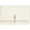 Christian Louboutin Bettina Leather Cardholder In Gold