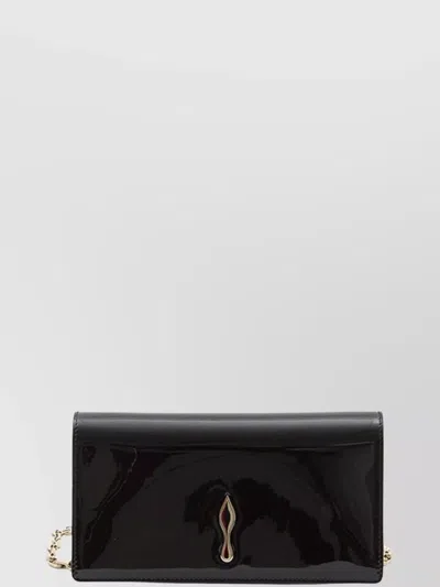 CHRISTIAN LOUBOUTIN BETTINA LEATHER EVENING CLUTCH BAG