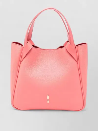 Christian Louboutin Bettina Mini Leather Shoulder Tote Bag In Pink