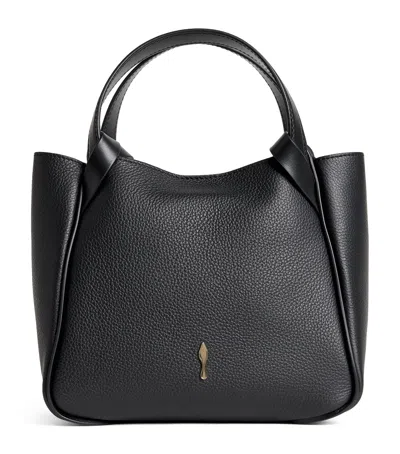 Christian Louboutin Bettina Mini Leather Tote Bag In Black