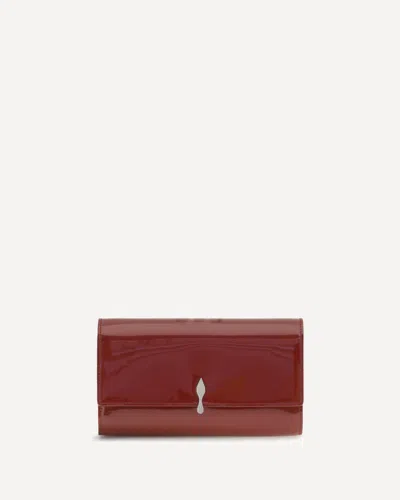 Christian Louboutin Bettina Patent Leather Chain Wallet In Pattern