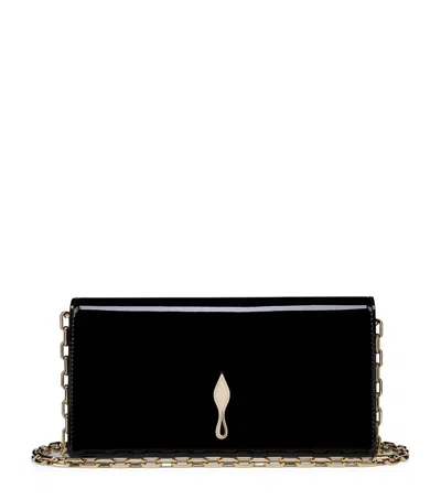 CHRISTIAN LOUBOUTIN BETTINA PATENT LEATHER CLUTCH BAG