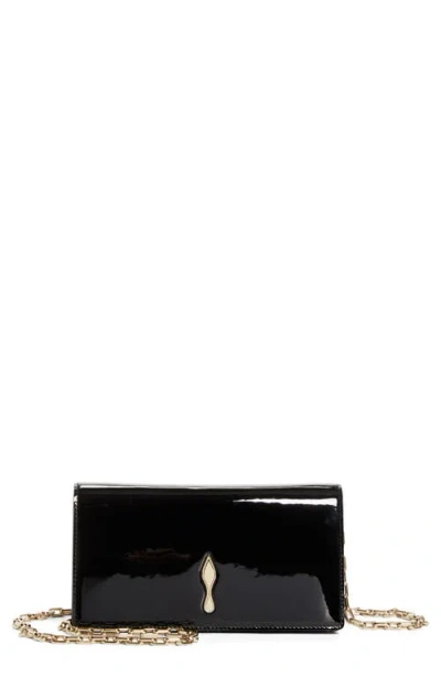 Christian Louboutin Bettina Patent Leather Clutch In Multi