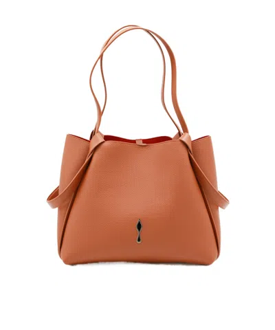 Christian Louboutin Bettina Small Tote Bag In Brown