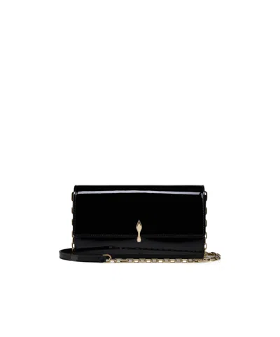 Christian Louboutin Bettina Wallet On Chain In Black