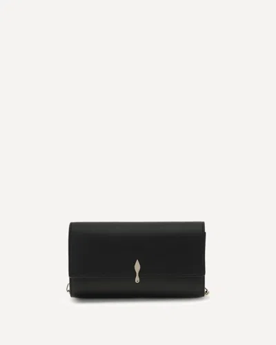 Christian Louboutin Bettina Wallet With Chain In Black