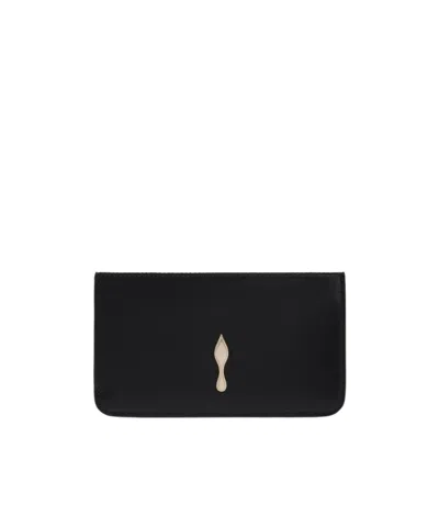 Christian Louboutin Bettina Zip Card Holder In White