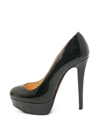 Pre-owned Christian Louboutin Bianca Platform Pumps In Black