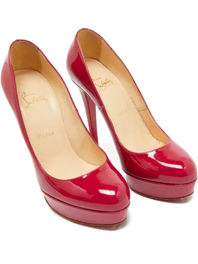 Pre-owned Christian Louboutin Bianca Platform Shoe In Pink