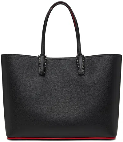 Christian Louboutin Black Cabata Tote In Cm53 Black/black