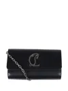 Christian Louboutin Black Chain Strap Bags In Black