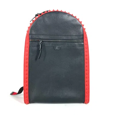 Pre-owned Christian Louboutin Black Leather Backpack ()