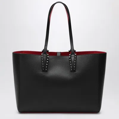 Christian Louboutin Black Leather Cabata Small Tote Bag Women