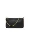 Christian Louboutin Black Leather Loubila Hybrid Pouch