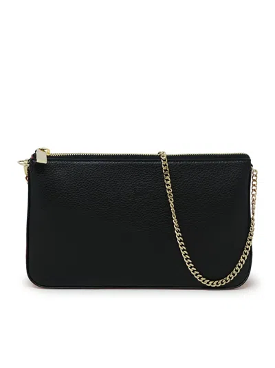 Christian Louboutin Black Leather Loubila Pouch