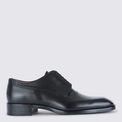 Christian Louboutin Black Leather Sartoby Formal Shoes
