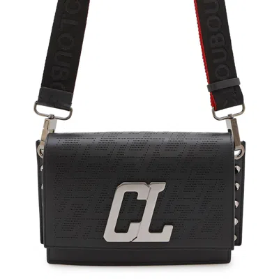 Pre-owned Christian Louboutin Black Leather Shoulder Bag ()
