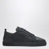 Christian Louboutin Louis Junior Suede And Leather-trimmed Ripstop Sneakers