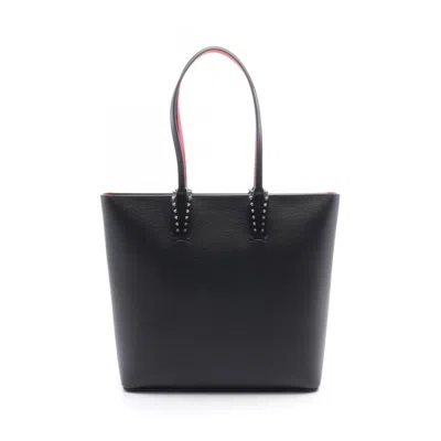 Pre-owned Christian Louboutin Black Leather Tote Bag ()