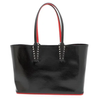 Pre-owned Christian Louboutin Black Leather Tote Bag ()