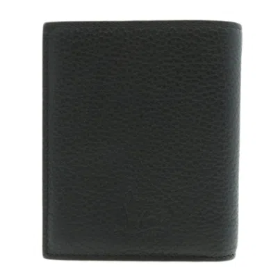 Pre-owned Christian Louboutin Black Leather Wallet (bi-fold) ()