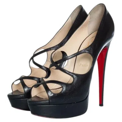 Pre-owned Christian Louboutin , Black Mademoi Platform Pump