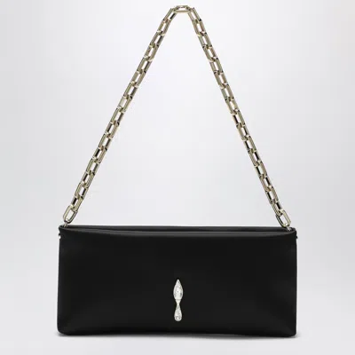 Christian Louboutin Black Maykimay Clutch Bag In Neoprene In Blue