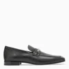 Christian Louboutin Mj Moc Calf Leather Loafers In Black
