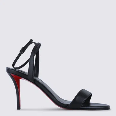 Christian Louboutin O Marylin 85 Leather Slingback Sandal In Black