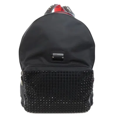Pre-owned Christian Louboutin Black Nylon Backpack ()