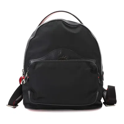 Pre-owned Christian Louboutin Black Nylon Backpack ()