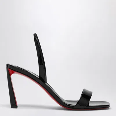 Christian Louboutin Black Patent Leather Sandal O Condora
