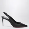 Christian Louboutin Black Sporty Kate Slingback Décolleté In Black