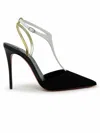 Christian Louboutin Athina Pumps In Black/lin Multi